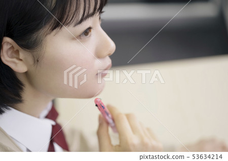 High school student study cram school prep school 53634214