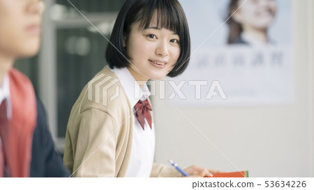 High school student study cram school prep school High school student study cram school prep school 53634226