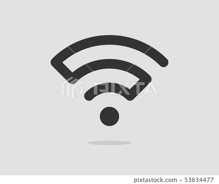 Free wi fi icon. Connection zone wifi vector Free wi fi icon. Connection zone wifi vector 53634477