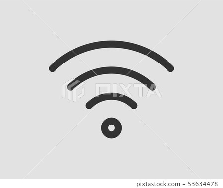 Free wi fi icon. Connection zone wifi vector Free wi fi icon. Connection zone wifi vector 53634478
