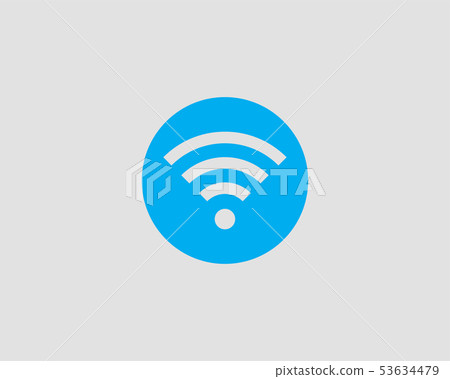 Free wi fi icon. Connection zone wifi vector Free wi fi icon. Connection zone wifi vector 53634479