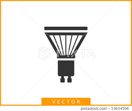 Light bulb icon vector. Llightbulb idea logo Light bulb icon vector. Llightbulb idea logo 53634506