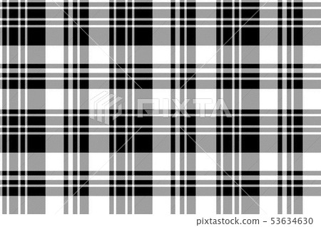 Black and white fabric texture check seamless Black and white fabric texture check seamless 53634630