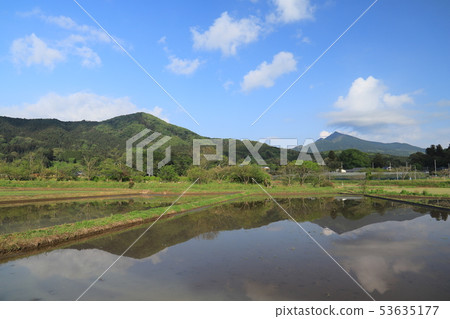 Mt. Tsukuba and the countryside 53635177