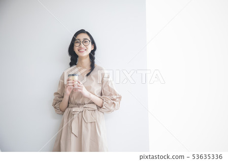 小姐·喝咖啡休息時間 53635336