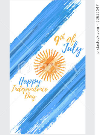 Happy Argentina independence day 9th of July 53635547