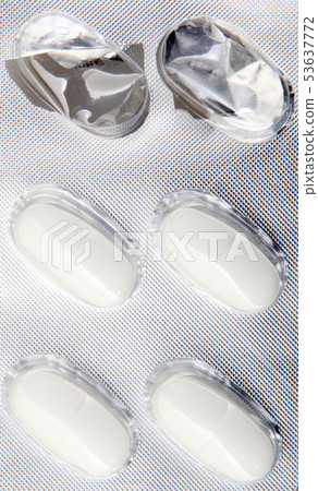 Tablets In A Blister Pack Tablets In A Blister Pack 53637772