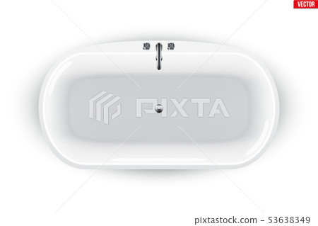 Modern bath isolated Modern bath isolated 53638349