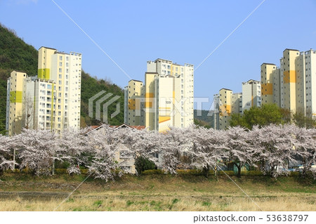 Apartment complex, architecture 53638797