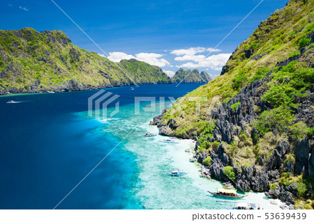 Spectacular landscape of El Nido in Philippines Spectacular landscape of El Nido in Philippines 53639439