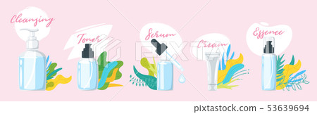 cosmetic care product in bottle cosmetic care product in bottle 53639694