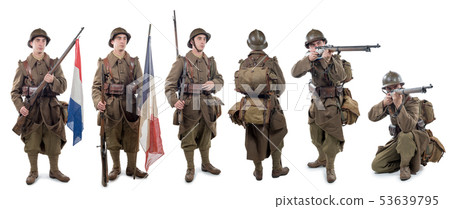 different view of french soldier 1940 wwii 53639795