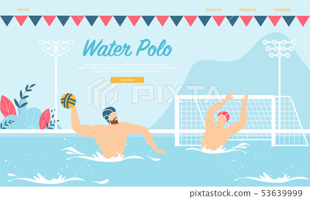 Water Polo Competition or Training with Sportsmen 53639999