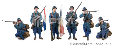 different views of French soldier 1914 1918 53640527