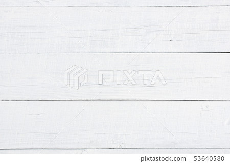 White wooden texture, horizontal planks White wooden texture, horizontal planks 53640580
