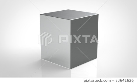 發紋銀色立方體 發紋銀色立方體 53641626