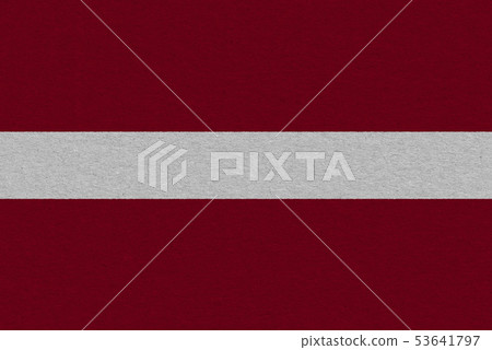 latvia flag painted on paper latvia flag painted on paper 53641797