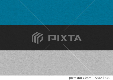 estonia flag painted on paper 53641870
