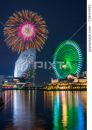 The 38th Yokohama Open Port Festival Beam Spectacle in Harva The 38th Yokohama Open Port Festival Beam Spectacle in Harva 53643491