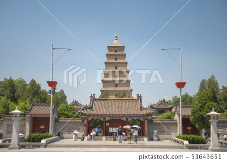 large pagoda of wild geese in Xi'an 53643651