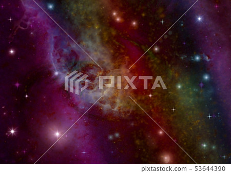 galaxy in a free space 53644390