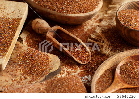 Raw teff grain Raw teff grain 53646226