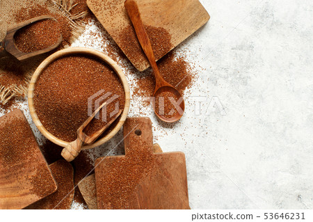 Raw teff grain Raw teff grain 53646231