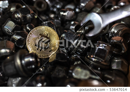 比特幣虛擬貨幣挖掘圖像 53647014