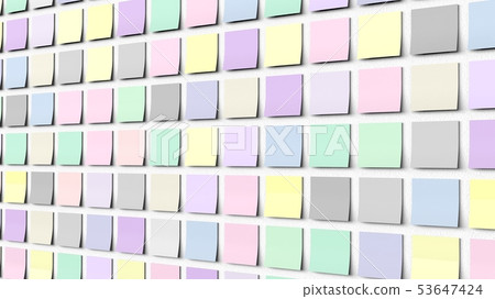 Sticky Note Multiple Angle 53647424