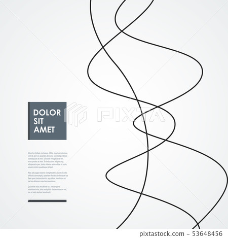 Abstract vector background with connected smooth lines Abstract vector background with connected smooth lines 53648456