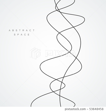 Lines connect on white background. Vector illustration Lines connect on white background. Vector illustration 53648458