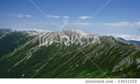 北阿爾卑斯山野口Goroudake山脊線 北阿爾卑斯山野口Goroudake山脊線 53652259