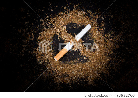 No Tobacco Day poster for say no smoking concept 53652766
