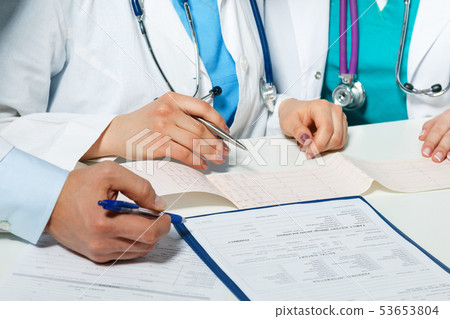 Medical consultation concept of heart disease treatment 53653804