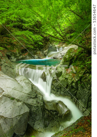 Fresh green Nishizawa Valley Mie Falls 53654647