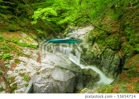 Fresh green Nishizawa Valley Mie Falls 53654714