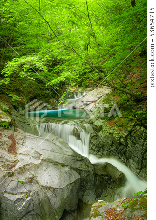 Fresh green Nishizawa Valley Mie Falls Fresh green Nishizawa Valley Mie Falls 53654715