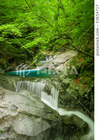 Fresh green Nishizawa Valley Mie Falls Fresh green Nishizawa Valley Mie Falls 53654717
