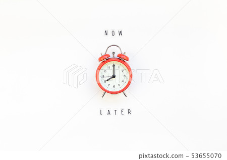 Concept of procrastination and time management 53655070