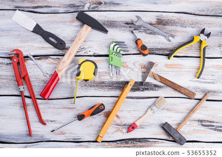 Toos for repairing and renovation. 53655352