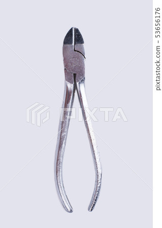 Metal tool isolated on white background. Metal tool isolated on white background. 53656176