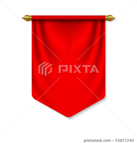 Empty 3D Pennant template Empty 3D Pennant template 53657240