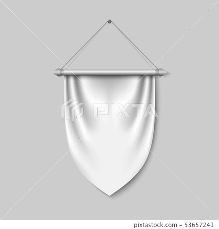 Empty 3D Pennant template Empty 3D Pennant template 53657241