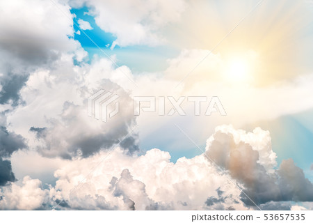 Dark and dramatic storm clouds area background Dark and dramatic storm clouds area background 53657535