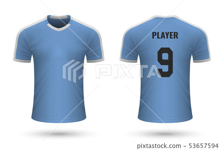 Realistic soccer shirt jersey 53657594