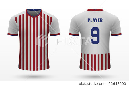 Realistic soccer shirt jersey 53657600