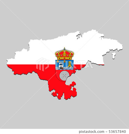 Map with flag Map with flag 53657840