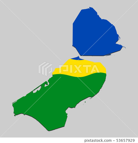Map with national flag Map with national flag 53657929