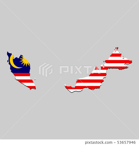 Map with national flag Map with national flag 53657946