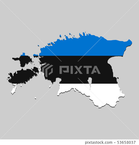 Map with national flag Map with national flag 53658037